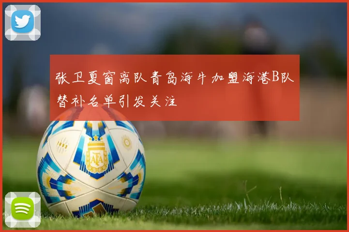 张卫夏窗离队青岛海牛加盟海港B队替补名单引发关注